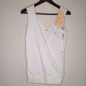 Puma Faux Wrap Top Sz L